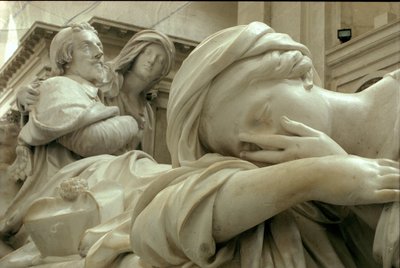 Dettaglio del monumento funebre ad Armand-Jean du Plessis, Cardinale Richelieu (dettaglio) da Francois Girardon